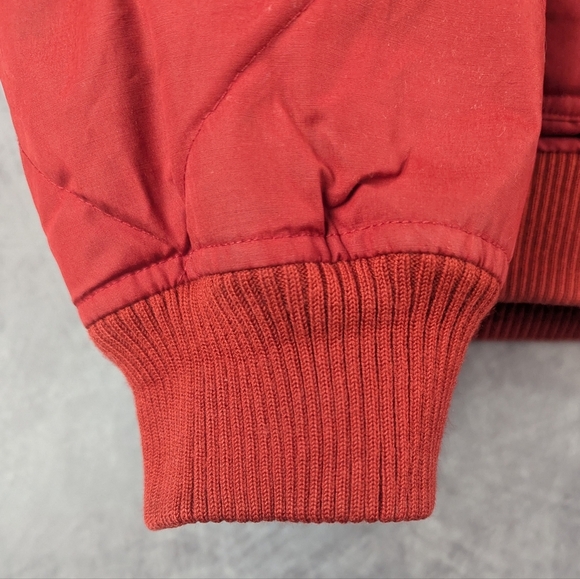 Wrangler Twenty X Down Filled Size XL Coat In Red Zipper Closure - Picture 7 of 15